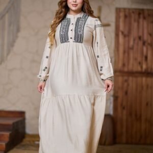 فستان تطريز